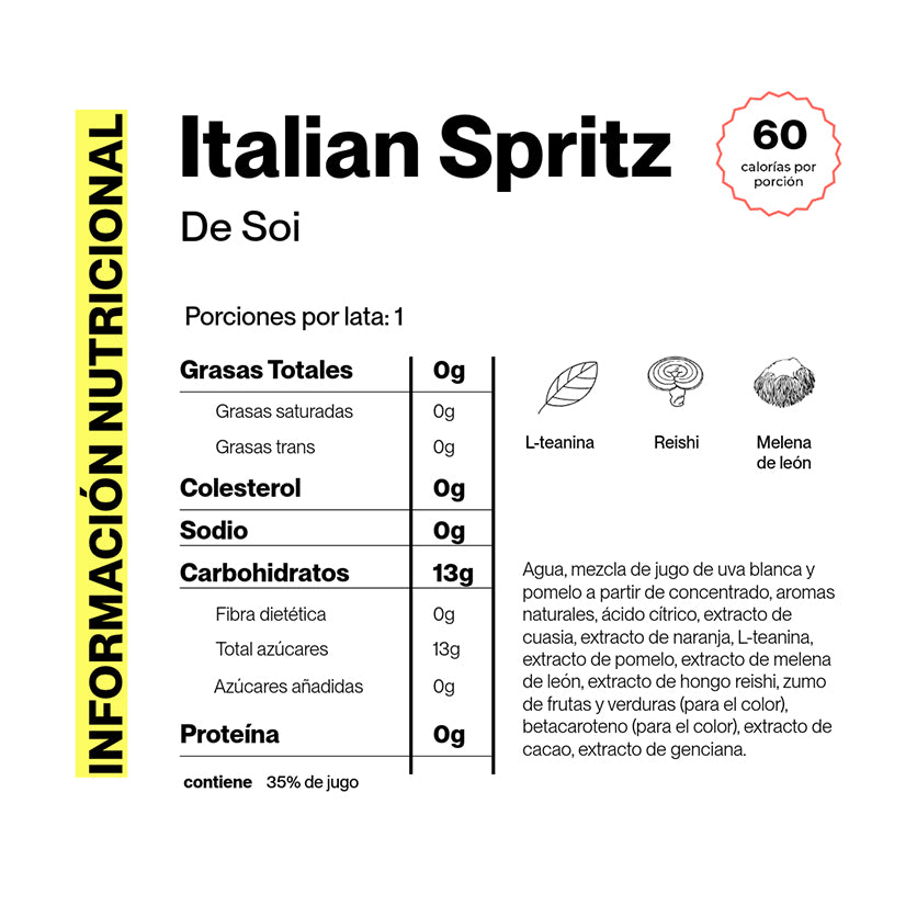 
                  
                    DE SOI SPRITZ ITALIANO
                  
                