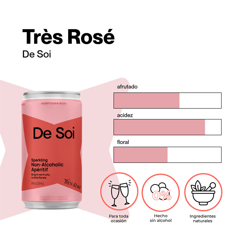 
                  
                    DE SOI TRÈS ROSÉ
                  
                