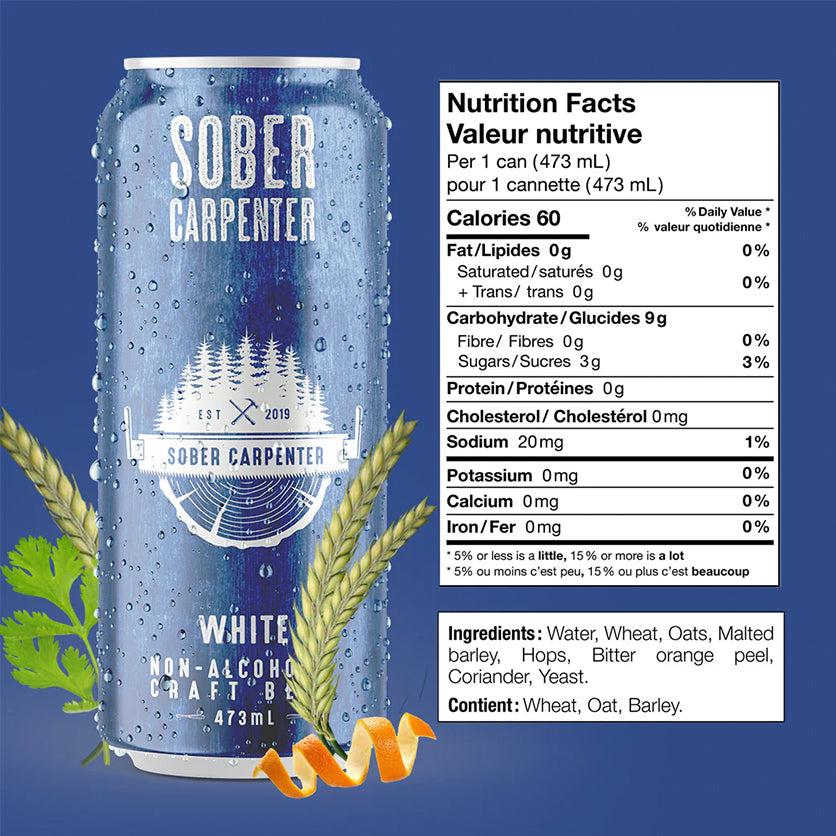 
                  
                    SOBER CARPENTER WHITE WHEAT BEER
                  
                